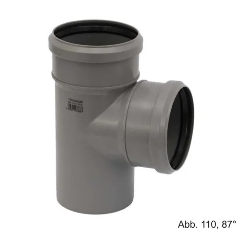 Ostendorf Kunststoffe Wasserrohr HT-Abzweig DN 110-110-87°