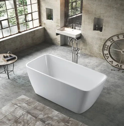 Badewanne Acryl Weiß Rechteckig 160 cm - Elegante Acryl-Badewanne in Weiß, ideal für moderne Badezimmer. Mit einer Länge von 160 cm bietet sie komfortable Platzierung für entspannende Momente. Herstellergarantie: 2 Jahre.