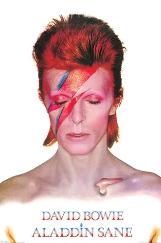 Poster David Bowie Aladdin Sane Neu Maxi Wandposter Maxiplakat Musik 61x91,5 cm