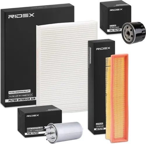 RIDEX Filterset Inspektionspaket Filtersatz für DACIA SANDERO LOGAN MCV (KS) LOGAN (LS) LOGAN Pick-up (US) LOGAN EXPRESS (FS)