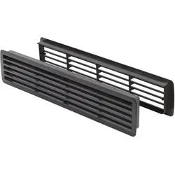 Ms Beschläge - Lüftungsgitter Türlüftung Kunststoff Rustikal Paarweise 457mm X 92mm