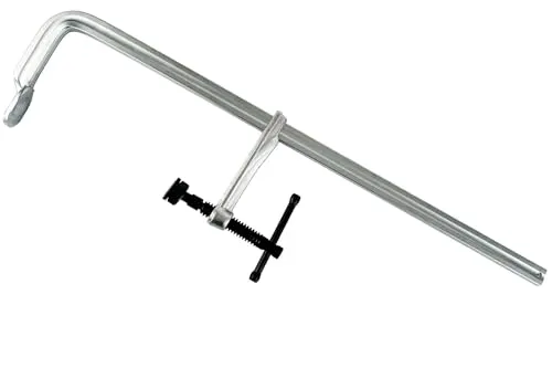 WELDINGER Schlosser-Schraubzwinge Ganzstahl 120x600 mm mit beweglicher Druckplatte