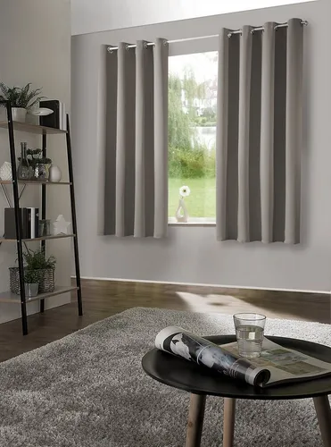 heimtexland Verdunkelungsvorhang Thermo in braun von Heimtexland