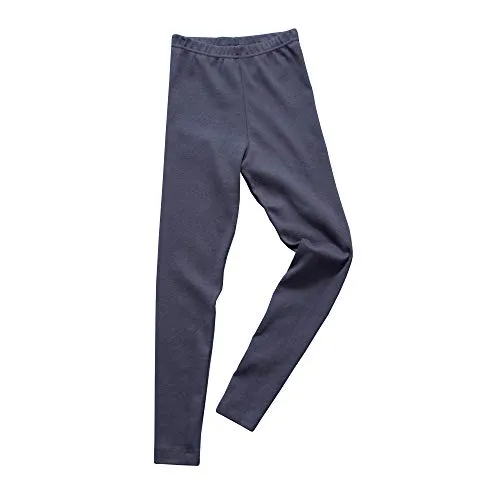 HERMKO 2720 Kinder Legging unisex aus 100% Bio-Baumwolle für Mädchen und Knaben, Farbe:marine, Größe:140