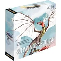 Feuerland Spiele 31032 Schwingenschlag - Drachenthema erleben - Gesellschaftsspiel inspiriert von Flügelschlag, mit einzigartiger Drachenthematik und komplexen Spielmechaniken für spannende Abenteuer.