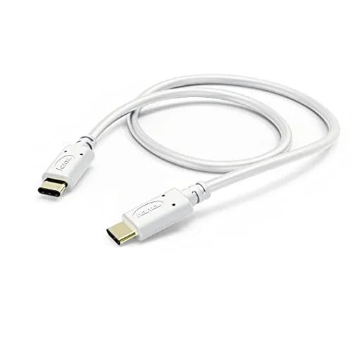 Hama USB Type-C Ladekabel 0,2m - USB C Datenkabel in Weiß, ideal für schnelles Laden und Datenübertragung