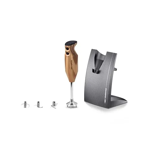 ESGE Zauberstab Design Edition Douglasie - Stabmixer mit langlebigem AC-Motor, 12.000 U/Min und umfangreichem Zubehör für müheloses Pürieren und Mixen in der Küche.