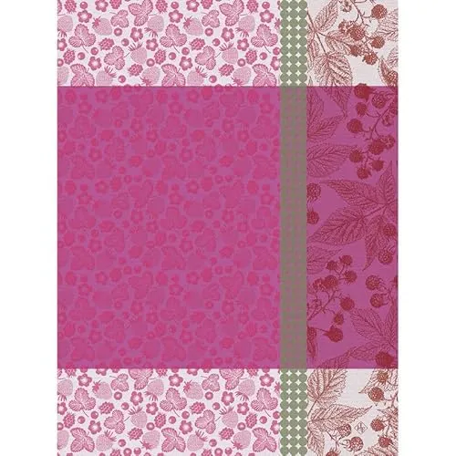 Le Jacquard Francais Geschirrtuch - CUEILLETTE D'ETE' Himbeere