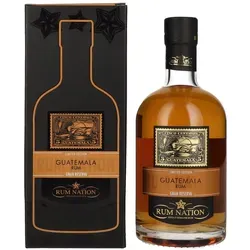 Rum Nation Guatemala Rum - Gran Reserva - Blended Rum - Premium Rum aus Guatemala mit 40% Vol., begeistert durch Aromen von Trockenfrüchten, Anis und Lakritze. Ideal für Kenner und Genießer.