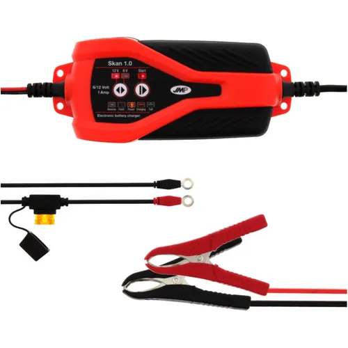 Produktbild JMP Skan 1.0UK Mikroprozessorgesteuertes Ladegerät für 6V und 12V Batterien
