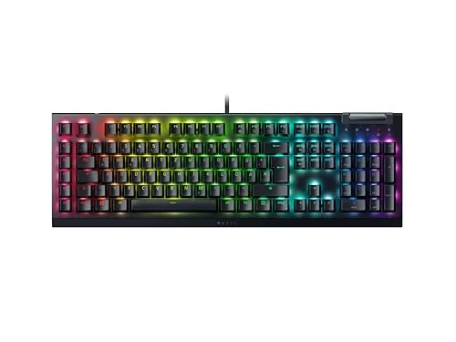 Razer BlackWidow V4 X RGB-LED Gaming Tastatur - Mechanische Tastatur mit grünen Switches, präzises Gaming und individuell anpassbare RGB-Beleuchtung, versandkostenfrei!