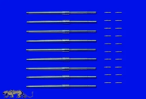 Tamiya 12643 Geschützrohrset und Projektile für Tamiya Yamato - 1:350