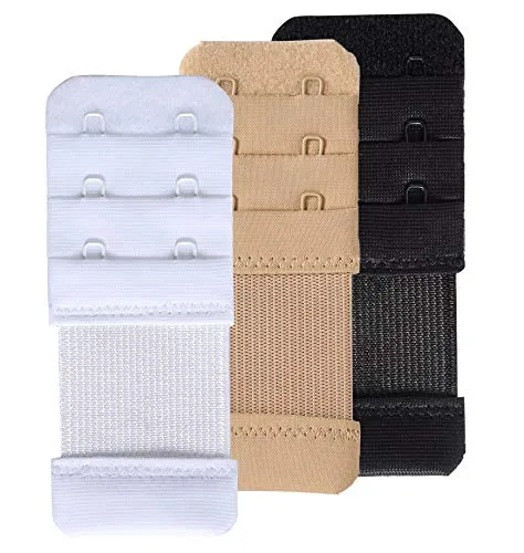 SAMGU BH Verlängerung 2 Haken Bra Extender 2 Hook Erweiterung BH Verlängerer Elastisch Gurt Komfortabel