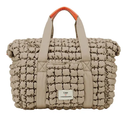 LES VISIONNAIRES Shopper Unio Travel Bag - Stylische Shopper-Tasche aus robustem Polyester mit praktischem Design, Handyfach und abnehmbarem Umhängeriemen – perfekt für modebewusste Damen auf Reisen.