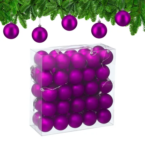Weihnachtskugeln Weihnachtsbaumkugeln Christbaumkugeln Baumkugeln 50er Set