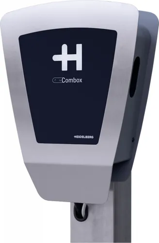 HEIDELBERG Combox - Smartes Cockpit für E-Ladestationen - Ladestationenzubehör für Elektrofahrzeuge, vernetzt bis zu 16 Wallboxen und optimiert das Lastmanagement für effiziente Nutzung in Parkplätzen.