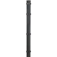 Produktbild Eckzaunpfahl für Doppelstabmatten Anthrazit 6 cm x 6 cm x 120 cm