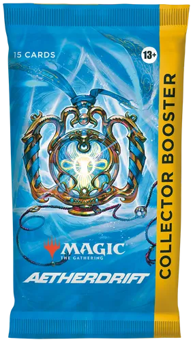 Aetherdrift Collector-Booster - englisch MtG Magic the Gathering - TCG OVP Packs, exklusive Karten aus der Aetherdrift Edition für Sammler und Fans von Magic: The Gathering.