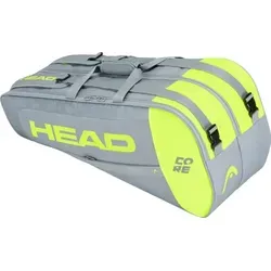 Head Core 6 Green/Neon Yellow Tennistasche