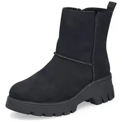 Rieker Winterboots Plateauboots - Wanderschuhe mit modischem Design, warm gefüttert und komfortabler Profilsohle für optimalen Halt und Wärme. Ideal für kalte Tage.