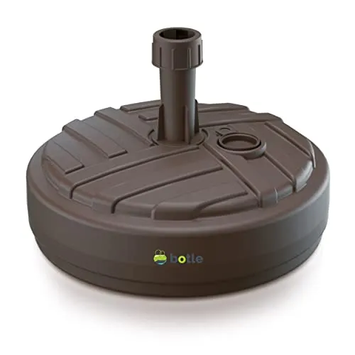 Schirmständer Schirmhalter Sonnenschirmständer Umbra Ständer aus Kunststoff Rund Form zu Garten Terrasse Strand Sonnenschirmfuß befüllbar mit Sand Wasser oder Kies Sonnenschirm Flagge Mast ständer