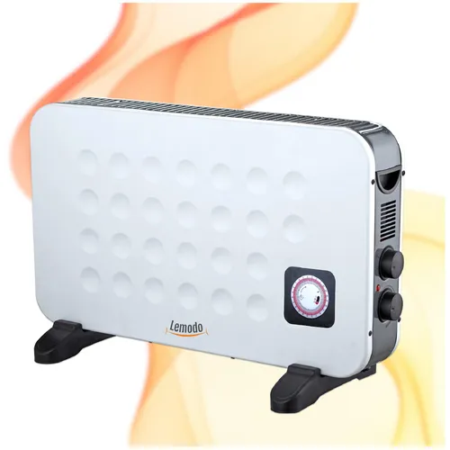 Elektroheizung mit 2 Leistungsstufen inkl. Timer und Turbo 2 Stk., effizienter und mobiler Elektroheizkörper