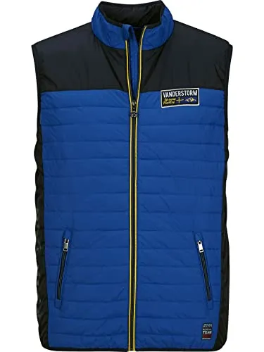 Jan Vanderstorm Herren Steppweste Koldewin royalblau, 58