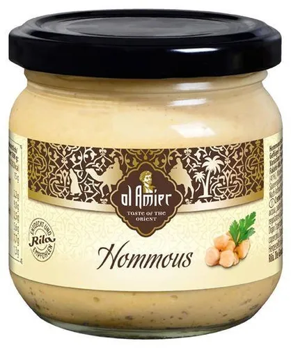 Al Amier Hommous 180 g Glas Vegan Glutenfrei