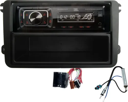 JBL Bluetooth USB Aux In SD Karten Radio passend für VW Golf V 1KM Baujahr 2007 – 2009
