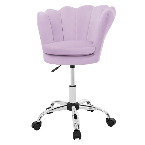 ML-Design Bürostuhl - Ergonomischer Schreibtischstuhl mit Muschel-Design und Samtbezug - Bürostuhl aus Samt mit ergonomischer Rückenlehne im Muschel-Design, höhenverstellbar für individuellen Komfort und ideal für stilvolle Arbeitsumgebungen.