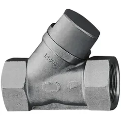 Riegler Rückschlagventil G 1 1/4 - Rückschlagventil in Schrägsitzausführung, ideal für hohe Temperaturen bis 180 °C, sorgt für sichere Rückschlagssicherung und zuverlässige Funktion bei bis zu 40 bar.