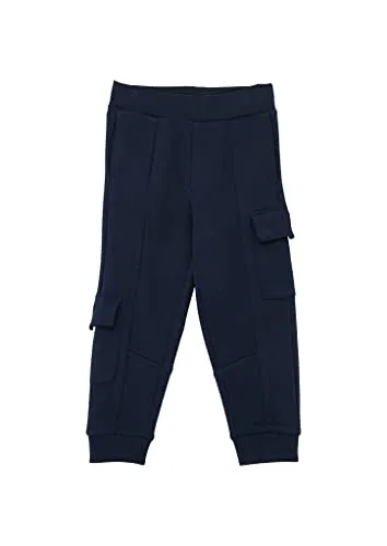 s.Oliver Junior Boy's 2119317 Joggpant, blau 5952, 104 - Hosen für Jungen, mit elastischem Bund und Weitenregulierung für optimalen Tragekomfort, ideal für aktive Kids und lässige Outfits.