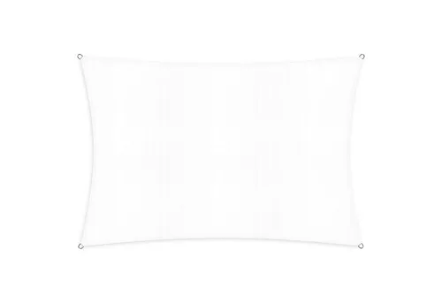 Lumaland Sonnensegel 100% HDPE mit Stabilisator in weiß von Lumaland