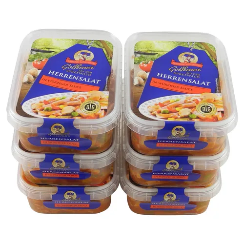  14,99€/1kg) Spreewälder Herrensalat 6er Set (6 Packungen à 200 g