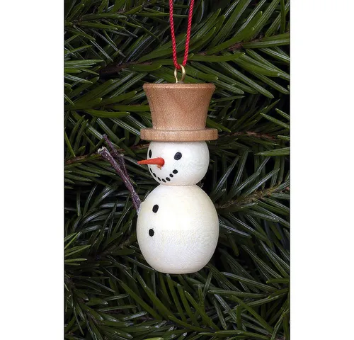 Christian Ulbricht Dekohänger Christbaumschmuck Schneemann natur (2,0x4,0cm) von Christian Ulbricht