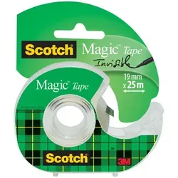 3M Scotch Klebefilm Magic 810, unsichtbar, 19 mm x 30 m