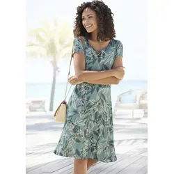 Sommerkleid VIVANCE für Damen, Gr. 38, grün bedruckt von Vivance