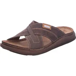 Fischer Markenschuh Herren-Pantolette - Bequeme Herren-Pantolette mit stylischer Kreuzbandage, ideal für den Sommer und entspannte Tage.