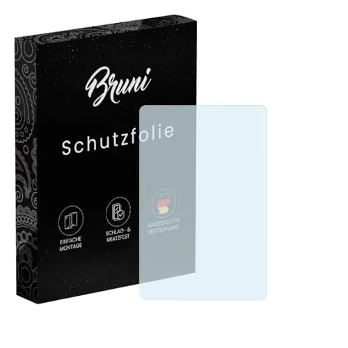Bruni Schutzfolie kompatibel mit Wortmann Terra Pad 1007 Folie, glasklare Displayschutzfolie (2X)