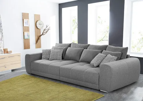 Jockenhöfer Gruppe Big-Sofa Moldau XXL, B: 306 cm, Mega-Sofa, mit 4 Zierkissen & Federkern