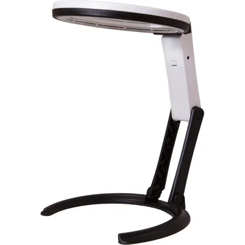 Levenhuk Powiększenie: 1 8x/5x. Średnica soczewki: 138/25 mm. Oświetlenie LED. Składana konstrukcja (70446)