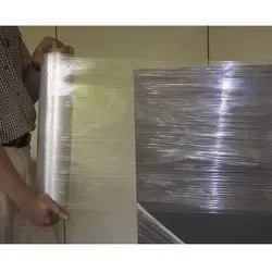 Handstretchfolie 50 cm x 300 m von WIHEDÜ - Bodenschutzmatten - Robuste Handstretchfolie mit 21 mym Stärke, ideal zum sicheren Verpacken und Schutz von Waren.