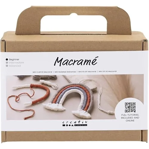 Produktbild Mini-Bastelset Makramee, Regenbogen, 1 Packung