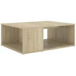 Couchtisch Sonoma-Eiche 90x67x33 cm - Stylischer Couchtisch aus Holzwerkstoff in Braun, ideal für gemütliche Wohnzimmer mit modernem Flair und praktischer Ablagefläche.