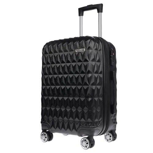 Großer L Koffer Reisekoffer Hartschalenkoffer mit TSA Zahlenschloss - Trolleys aus robustem ABS mit vier 360° Rollen für müheloses Reisen und einem TSA-Sicherheitsschloss. Leichtgewichtig mit nur 2,8 kg – ideal für optimale Gewichtsverteilung beim Fliegen.