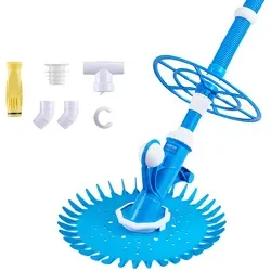 VEVOR Poolsauger mit Saugfunktion - Effizienter Schwimmbeckensauger für Einbau- und Aufstellpools, ideal für verschiedene Poolmaterialien. Mit einer starken Saugfunktion und 12 Schläuchen für eine gründliche Reinigung.