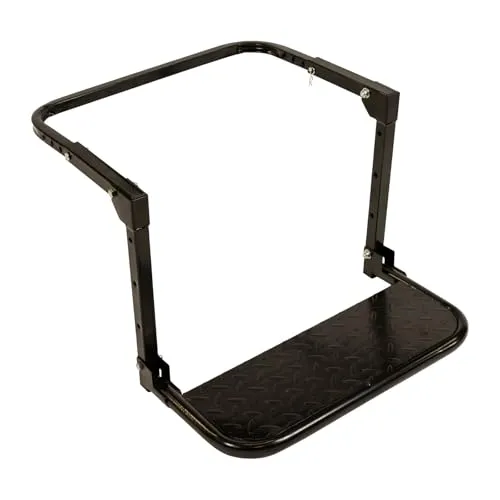 Radtritt Trittstufe für 14 bis 20 Zoll Felgen - Klappbar & Schwarz - Trittstufen & Leitern, klappbare Trittstufe mit abnehmbaren Tritten, ideal für vielseitige Anwendungen und einfache Nutzung.