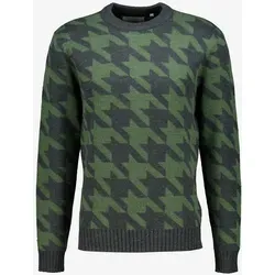 CECIL Cosy Geometric Intarsia Pullover - Stylischer Damenpullover mit geometrischem Intarsienmuster, perfekt für einen modischen Look an kühlen Tagen.