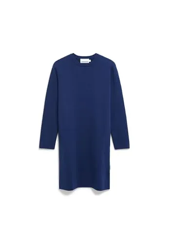ARMEDANGELS Women's Rosanniaas Kleid Gr M blau - Strickkleid aus 100% Bio-Baumwolle in Blau, ideal für den Alltag und umweltbewusst. Entdecken Sie weitere nachhaltige Mode von ARMEDANGELS auf Bergfreunde.de!