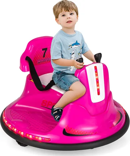 GOPLUS 6V Autoscooter für Kinder & Kleinkinder, Elektrofahrzeug mit 2,4 GHz Fernbedienung, Autoscooter für Jungen & Mädchen